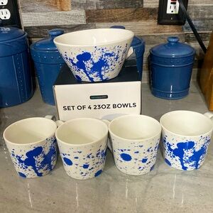 Servappetit 4 set of bowls and 4 cups